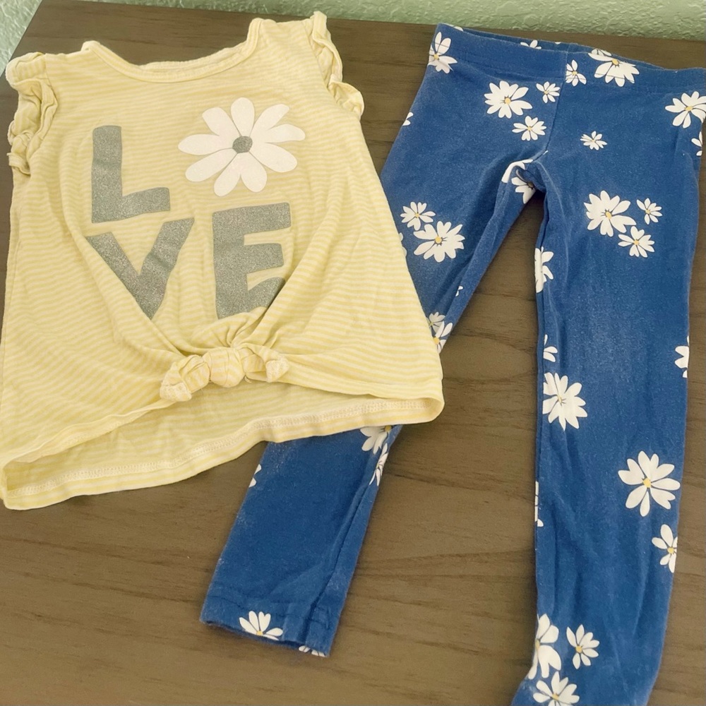 Carter’s Sunflower Shirt and Pants Set
